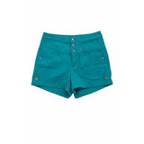 Maurices shorts Women's 5/6 Aqua Blue Cotton Blend stretch
