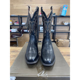 Ariat Women's 9.5 B Round Up Square Toe Western Boot Limousine Black NWT