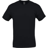 GILDAN Men s Crew T-Shirt Large Black Cotton NEW Pack of 6
