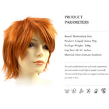 Modernfairy Anime Halloween Wig Dark Orange NEW