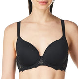 Simone Perele 12A316 Women's Caresse 3D Plunge Bra 30DDD Black NWT