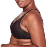 Bali B3385 Passion for Comfort Minimizer Underwire Bra Black 36DD NWT