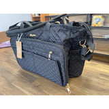 Bagstellar Teacher / Nurse Tote Bag 15.6 inch Black Quilted NEW