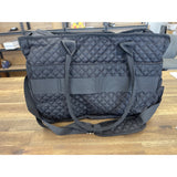 Bagstellar Teacher / Nurse Tote Bag 15.6 inch Black Quilted NEW