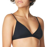 Roxy womens Beach Classics Fixed Tri Bikini Top Black XS NWOT