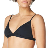 Roxy womens Beach Classics Fixed Tri Bikini Top Black XS NWOT