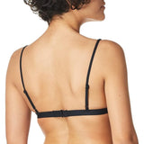 Roxy womens Beach Classics Fixed Tri Bikini Top Black XS NWOT