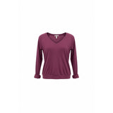 TNA Pomona T-shirt Women's Small Lightweight Knit Purple Heather Huckleberry Cotton Blend NWT