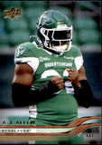 2026 Upper Deck CFL Football Base Card Gold Variant