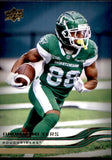 2026 Upper Deck CFL Football Base Card Gold Variant