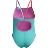 Speedo Girls Infinity Splice Arctic Glass Swimsuit, 2023 Sea Level, Size 7 NWOT