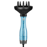 BaBylissPRO Nano Titanium Oval Ionic Hot Air Styler Blow out Hair Dryer Brush with Boar and Nylon Bristles