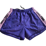 PINK by Victoria's Secret Purple Athletic Shorts Women's Small Polyester