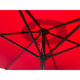 ABC Canopy 7" Patio Umbrella, Crank up with Tilt, 2 Piece Pole NEW