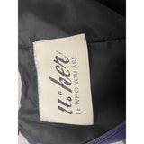 U:her Women's Halt Gown Size Small Blue Black Back Zip Prom Party Dress