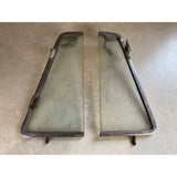 Vintage 1950s 60s Side Vent Glass Windows
