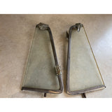 Vintage 1950s 60s Side Vent Glass Windows