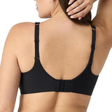 Bali Smooth Ultra Light Illusion Neckline Underwire Bra B3439X Black