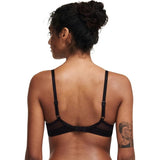 Chantelle 3682 Womens Festivite Lace Plunge Bra Bra 32D Black NWT
