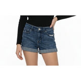 Aeropostale Women's Boyfriend Mini Blue Jean Shorts Ripped Size 00 Cotton