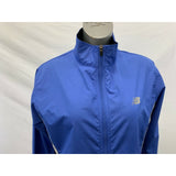 New Balance NB Women's Large Blue Long Sleeve Mock Full Zip Polyester Jacket