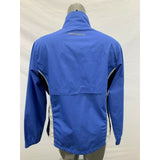 New Balance NB Women's Large Blue Long Sleeve Mock Full Zip Polyester Jacket