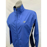 New Balance NB Women's Large Blue Long Sleeve Mock Full Zip Polyester Jacket