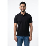 Essentials Men's 3X Black Cotton Pique Polo Golf Shirt NWT
