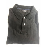 Essentials Men's 3X Black Cotton Pique Polo Golf Shirt NWT