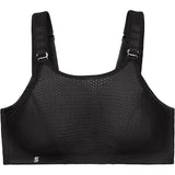 Glamorise #1166 womens Custom Control Sports Bra Wirefree Black 38D NWOT