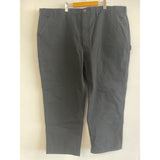CARHARTT B111 FLANNEL-LINED DUCK DUNGAREES Men's 50X30 Work Jeans - BLACK NEW