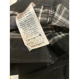 CARHARTT B111 FLANNEL-LINED DUCK DUNGAREES Men's 50X30 Work Jeans - BLACK NEW