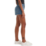 Levi's Womens 501 Original Shorts W25 Med. Blue Intentionally Distressed NWOT