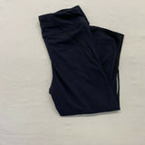 Under Armour Cropped Leggings Women's Size Small Black Back Zipper Pocket Workou