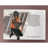 2023 Upper Deck CFL SP Game Used Jersey BC Lions Dominique Rhymes CFL-DR
