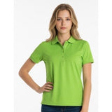 Cutter & Buck CB Dry Tech Polo Shirt Women's Size Medium Green Polyester Short Sleeve Moisture Wicking Top