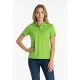Cutter & Buck CB Dry Tech Polo Shirt Women's Size Medium Green Polyester Short Sleeve Moisture Wicking Top