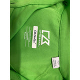 Cutter & Buck CB Dry Tech Polo Shirt Women's Size Medium Green Polyester Short Sleeve Moisture Wicking Top