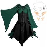 Eurzom 4 Pcs Medieval Fairy Costume Set Women's Small NEW