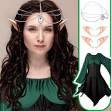 Eurzom 4 Pcs Medieval Fairy Costume Set Women's Small NEW