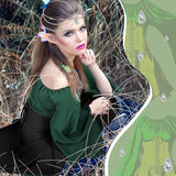 Eurzom 4 Pcs Medieval Fairy Costume Set Women's Small NEW