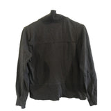 Champion Women's Medium Gray Full Zip Lightweight Jersey Jacket Cot/Poly/Span