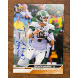 2024 Upper Deck CFL Base Autograph Trevor Harris 35 Saskatchewan Roughriders