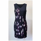 Willow & Thread Women's Size XXS Polyester Blue Sleeveless V Neck Shift Dress