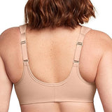 Glamorise Wonderwire Front Close Bra 1245 Full Coverage Cafe NWT