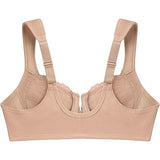 Glamorise Wonderwire Front Close Bra 1245 Full Coverage Cafe NWT