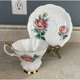 Royal Albert Anne Sweetheart Roses  Bone China Tea Cup And Saucer Set