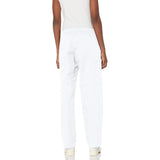 WONDERWINK 501P Womens Wonderwork Pull-on Cargo Scrub Pant White Med. Petite NWT