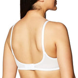 Bali 0180 Women's Flower Underwire Bra, White, 38D NWOT