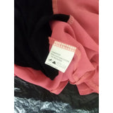 Red Coral Women's Plus XL black/pink short sleeve top